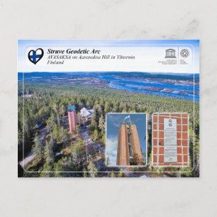 UNESCO WHS Struve Geodetic Arc AVASAKSA Aavasaksa Postcard