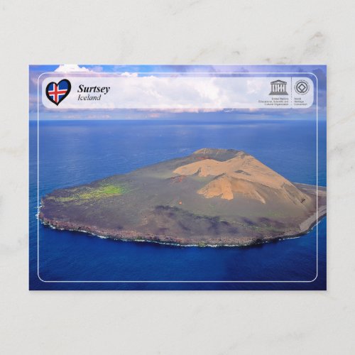 UNESCO WHS _ Surtsey Island Postcard