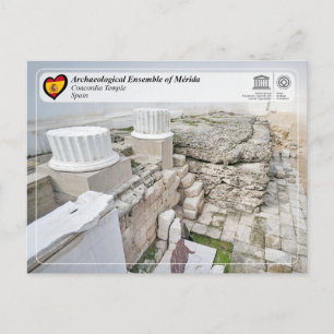 UNESCO WHS - Templo de la Concordia Postcard