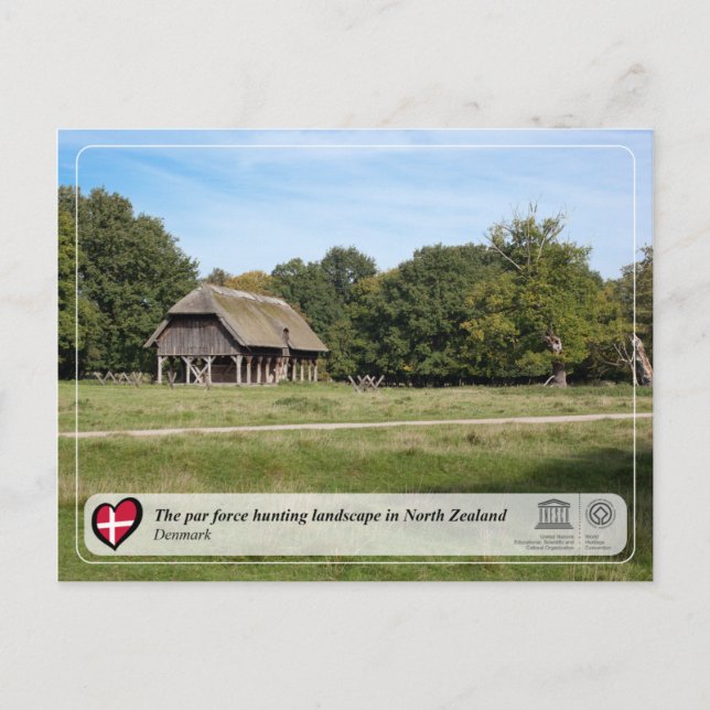 UNESCO WHS - The par force hunting landscape Postcard (Front)
