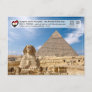 UNESCO WHS - The Pyramid of Khafre (Chephren) Postcard