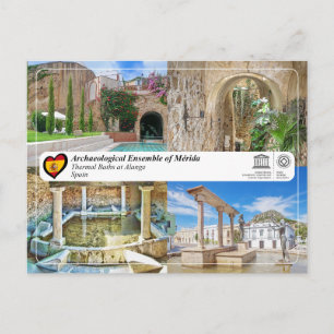 UNESCO WHS - Thermal Baths at Alange Postcard