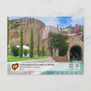 UNESCO WHS - Thermal Baths at Alange Postcard