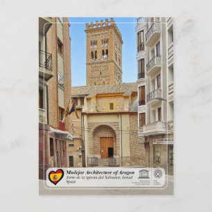 UNESCO WHS - Torre de la iglesia del Salvador Postcard