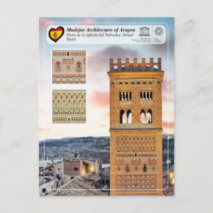 UNESCO WHS - Torre de la iglesia del Salvador Postcard