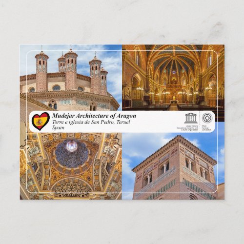 UNESCO WHS _ Torre e iglesia de San Pedro Postcard