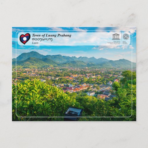 UNESCO WHS _ Town of Luang Prabang _ àºàºàºàºàºžàºàºšàºàº  Postcard