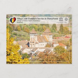 UNESCO WHS - Village of Valea Viilor Postcard