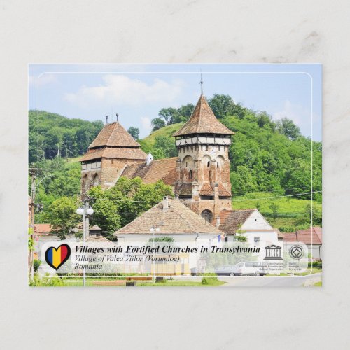 UNESCO WHS _ Village of Valea Viilor Postcard