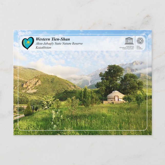 UNESCO WHS - Western Tien-Shan - Aksu-Jabagly NR  Postcard (Front)