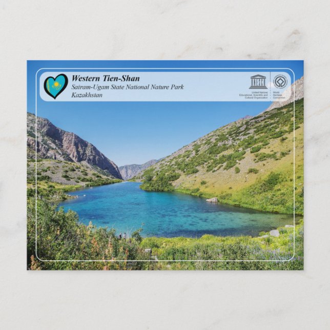 UNESCO WHS - Western Tien-Shan - Sairam-Ugam Postcard (Front)