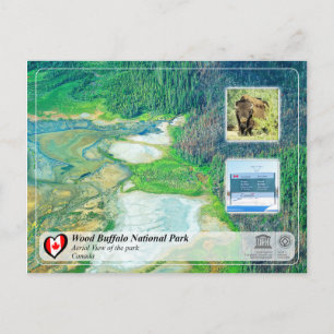 UNESCO WHS - Wood Buffalo National Park Postcard
