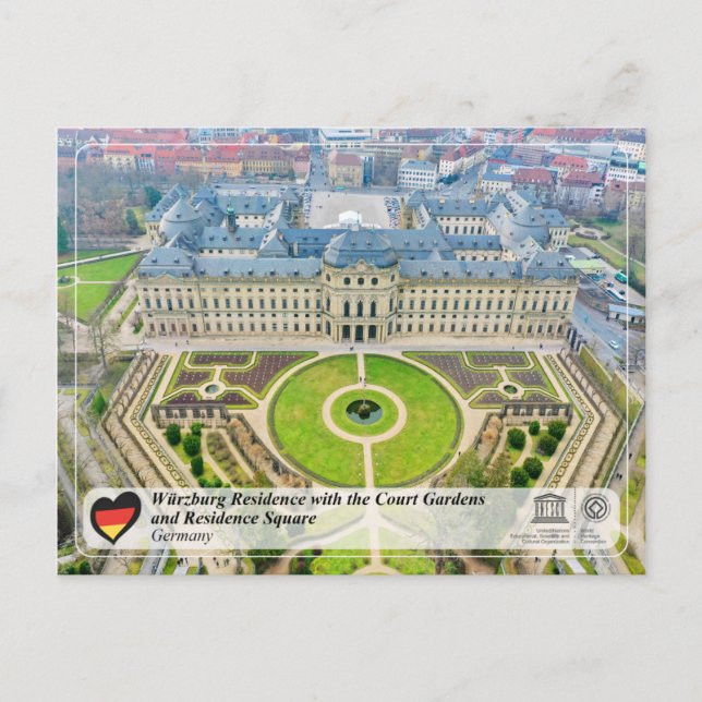 UNESCO WHS - Würzburg Residence Postcard (Front)