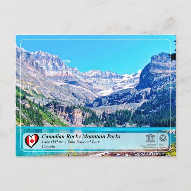 UNESCO WHS - Yoho National Park Postcard (Front)