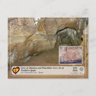 UNESCO World Heritage Site - La Covaciella Cave Postcard