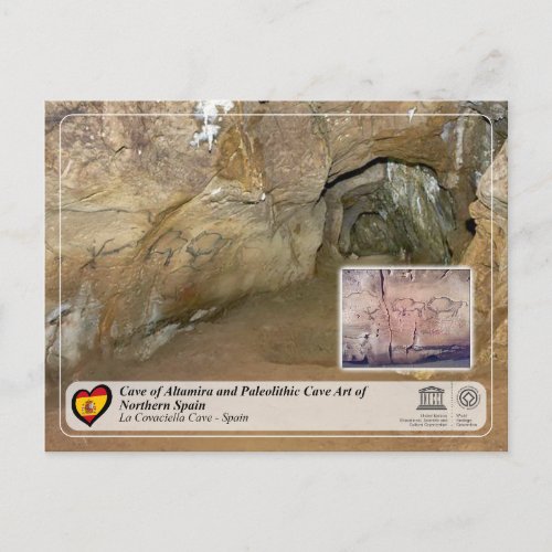 UNESCO World Heritage Site _ La Covaciella Cave Postcard