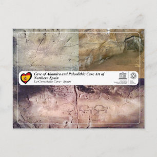 UNESCO World Heritage Site - La Covaciella Cave Postcard