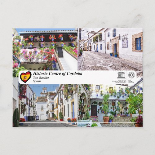 UNESCO World Heritage Site _ San Basilio Cordoba Postcard