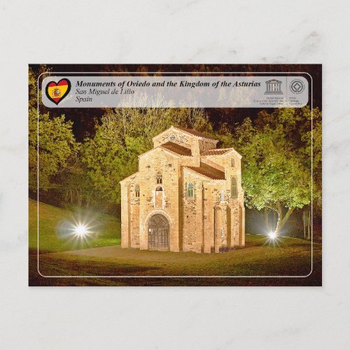 UNESCO World Heritage Site _ San Miguel de Lillo Postcard