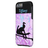 Uneven Bars Personalized Name Blue / Purple Tough iPhone 6 Case