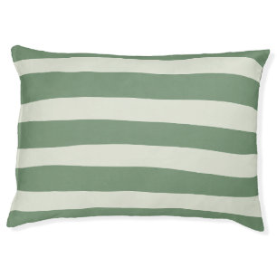 Uneven Stripes - Green Pet Bed