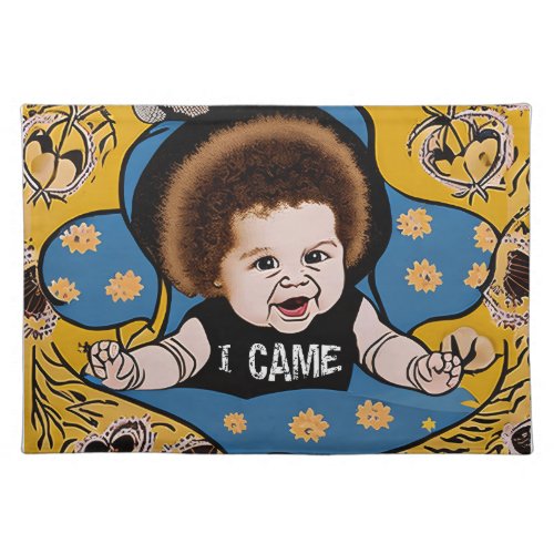 Unexpected Arrival a baby come out of nowhere  Cloth Placemat