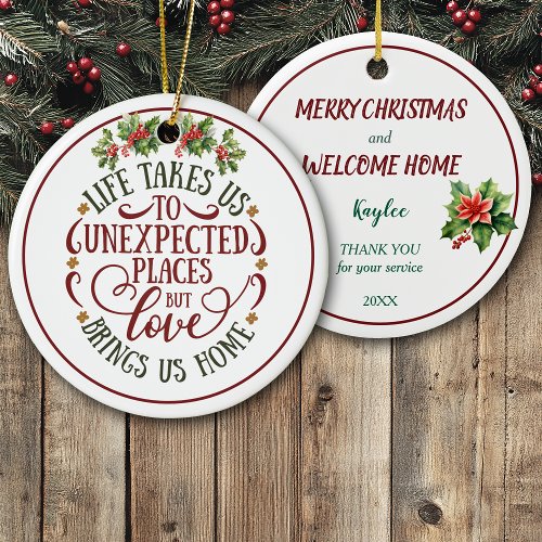 Unexpected Places Welcome Home Christmas