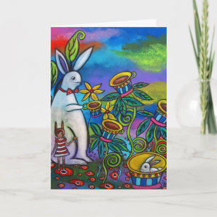 Unexpected Tea Party Birthday Card