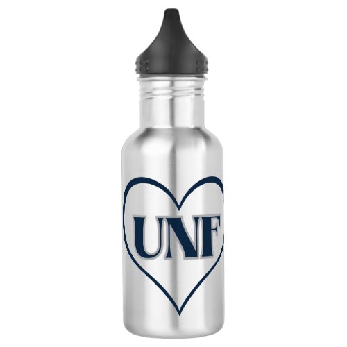 UNF Heart Water Bottle University of North Florida