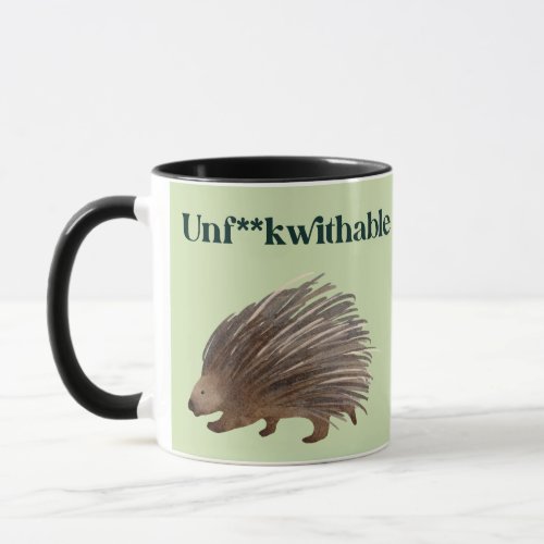 Unfkwithable Porcupine Mug