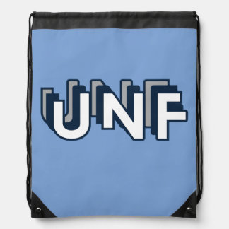 UNF - University of North Florida Blue Drawstring Bag