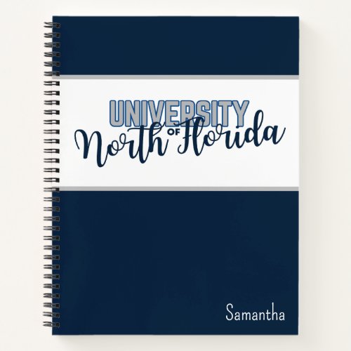 UNF _ University of North Florida Spiral Notebook