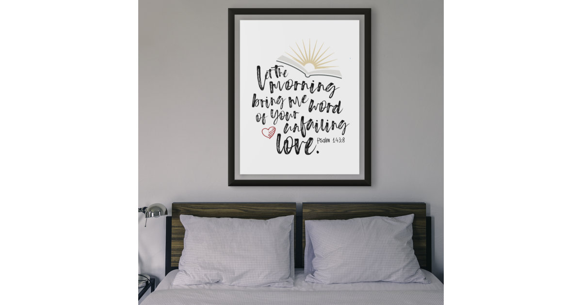 Unfailing Love Psalm Bible Verse Typography Poster Zazzle Unfailing Love Psalm Bible Verse Typography Poster Zazzle