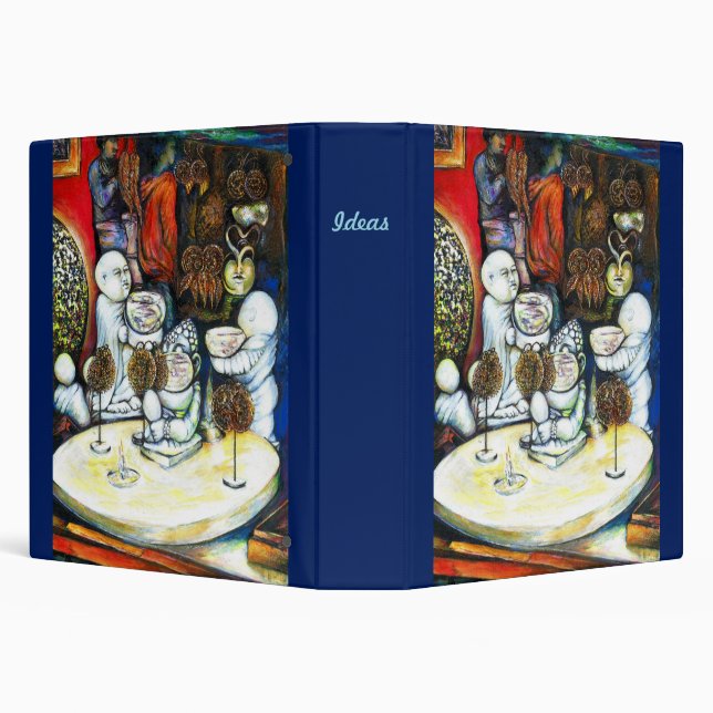 Unfazed by Challenge 3 Ring Binder (Background)