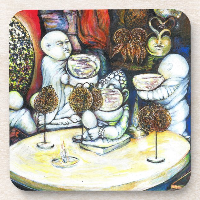 Unfazed by Challenge Beverage Coaster (Front)