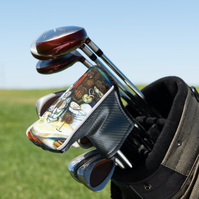 Unfazed by Challenge Golf Head Cover (In Situ)