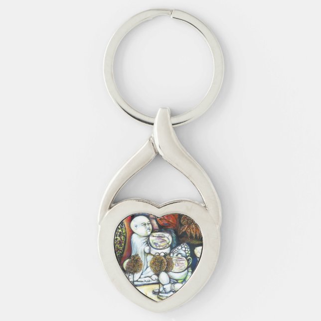 Unfazed by Challenge Keychain (Front)