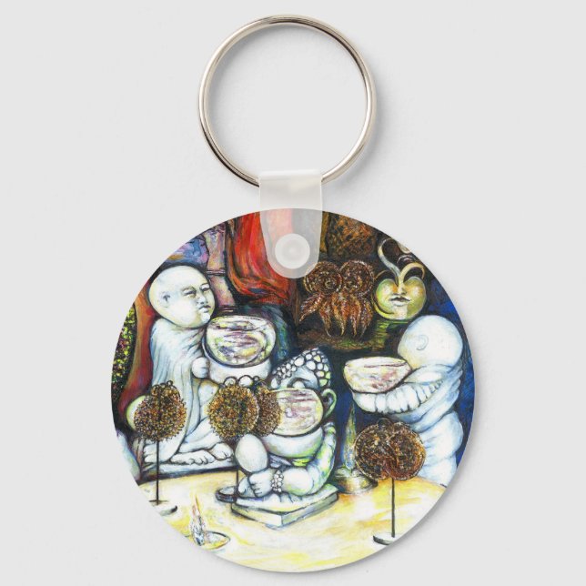 Unfazed by Challenge Keychain (Front)