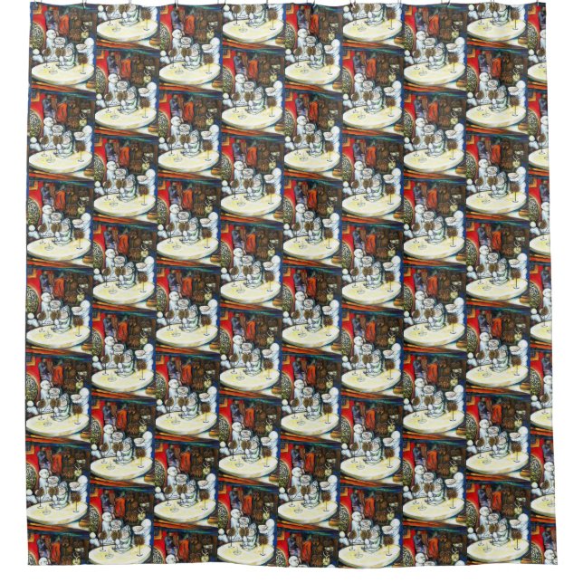 Unfazed by Challenge Shower Curtain (Front)