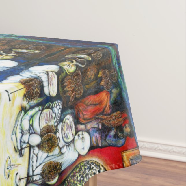 Unfazed by Challenge Tablecloth (In Situ)