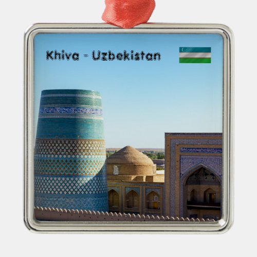 Unfinished Kalta Minor Minaret _ Khiva Uzbekistan Metal Ornament