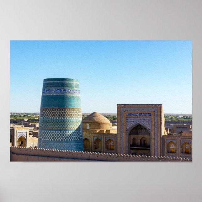 Unfinished Kalta Minor Minaret - Khiva, Uzbekistan Poster (Front)