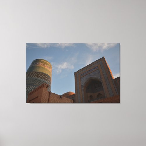 Unfinished Minaret In Khiva Canvas Print