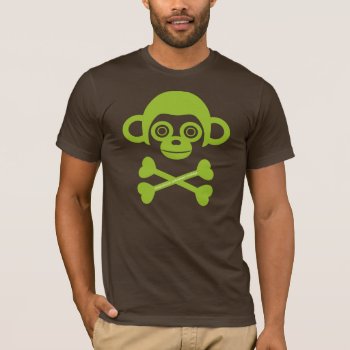 Unfinished Monkeys Skull Shirt by designalicious at Zazzle