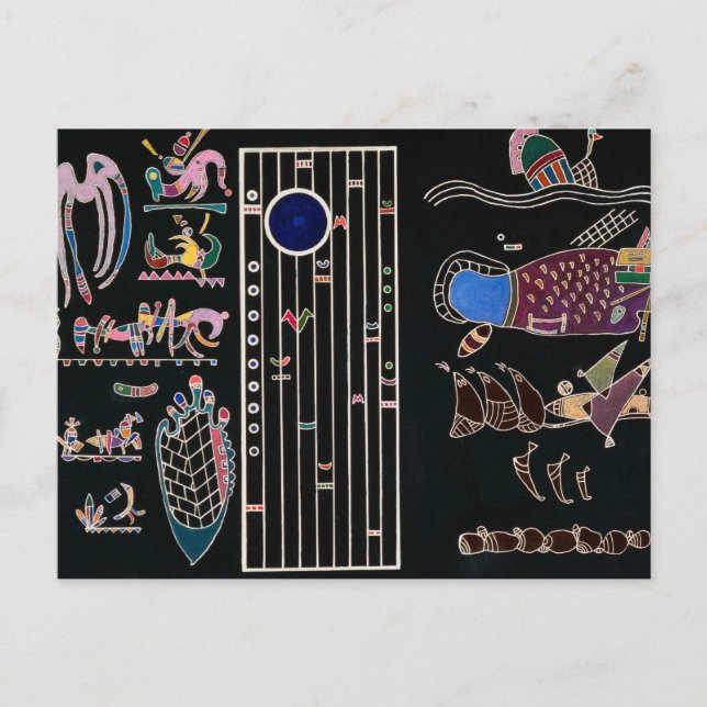 Unfinished Painting by Wassily Kandinsky Postcard (Front)