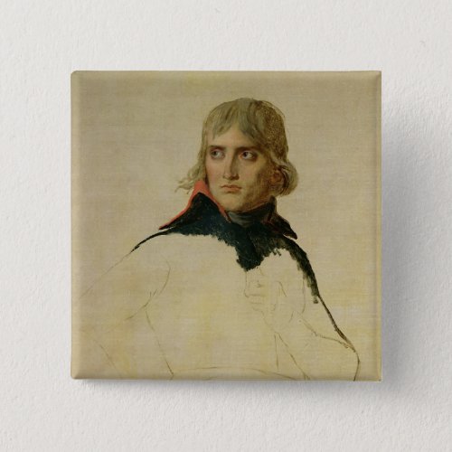 Unfinished portrait of General Bonaparte Pinback Button