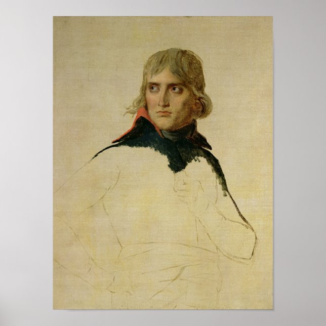 Unfinished portrait of General Bonaparte Poster (Front)