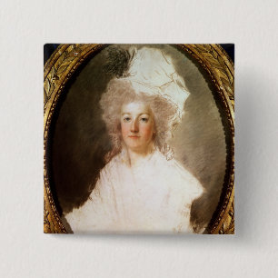 Unfinished portrait of Marie-Antoinette Pinback Button