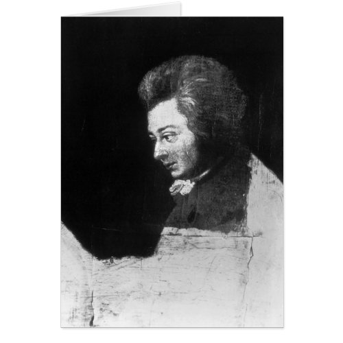 Unfinished Portrait of Wolfgang Amadeus Mozart