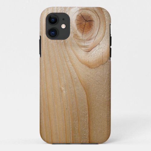 Unfinished Wood iPhone 11 Case
